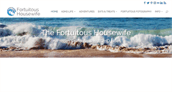 Desktop Screenshot of fortuitoushousewife.com