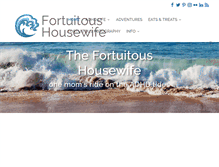 Tablet Screenshot of fortuitoushousewife.com